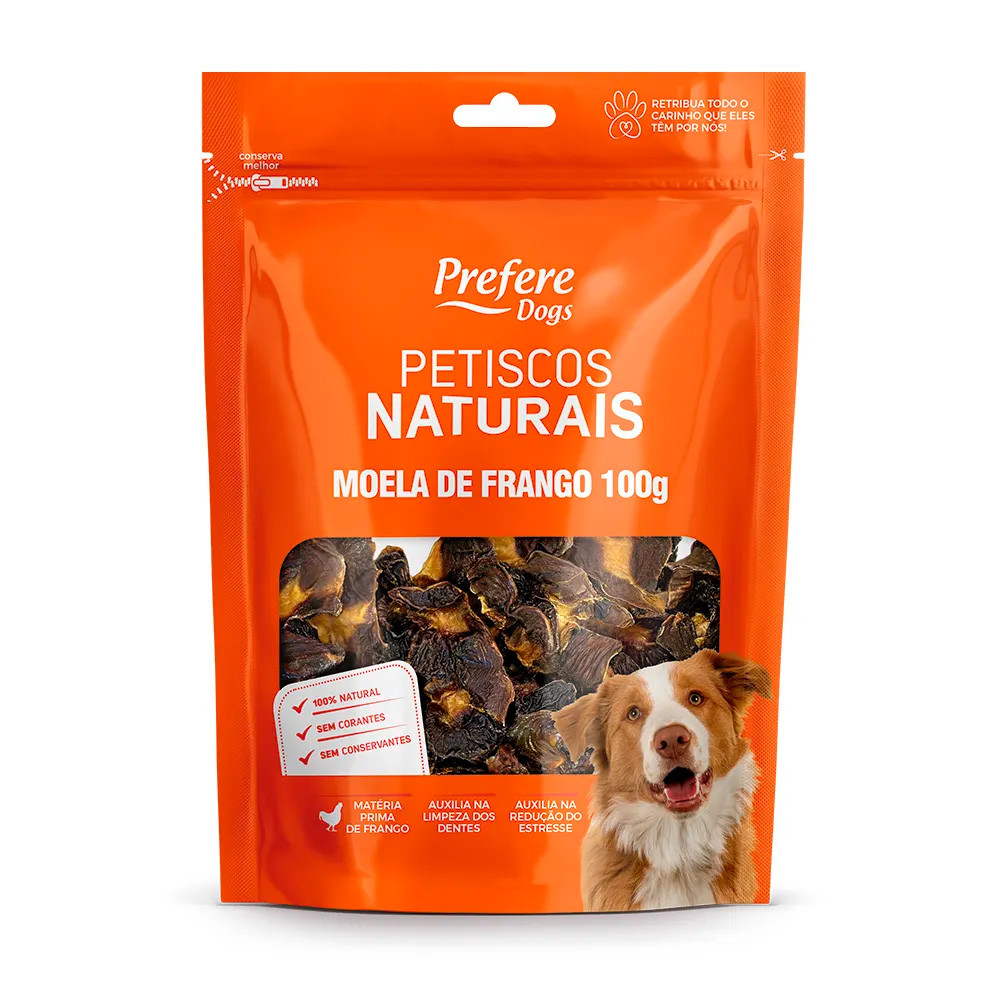 Petisco Natural Prefere Moela de Frango 100g