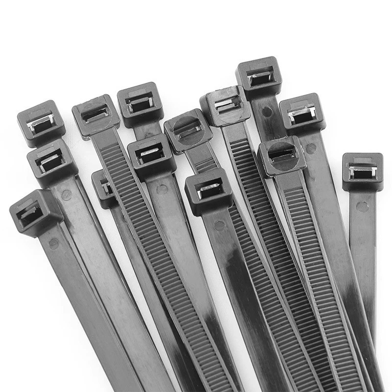 Kit 1000  Abraçadeira de Nylon Enforca Gato Braçadeira Cintas Plásticas PRETA E BRANCA