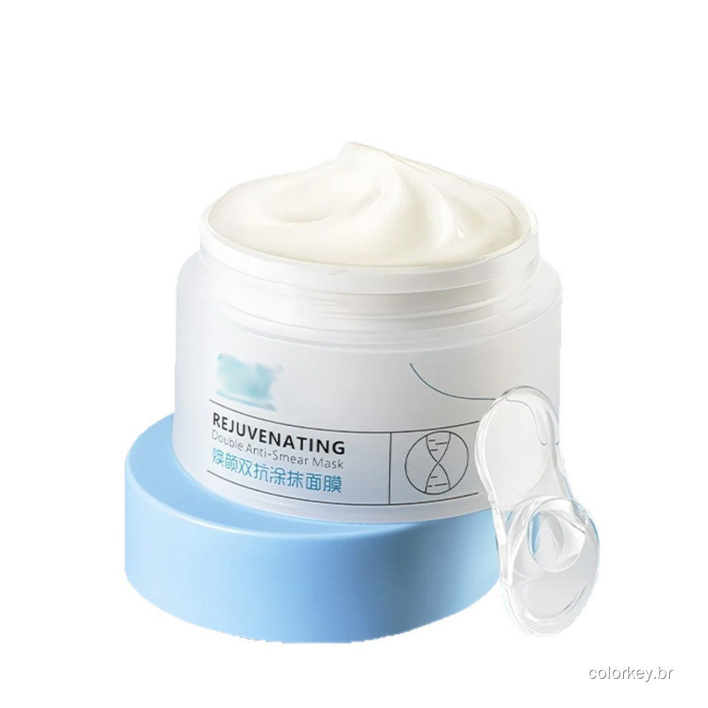 Snowy Overnight Mask, Smear-on Sleeping Mask for Men Women, Antioxidant, Fade Fine Lines, Brightening, Deep Hydration &