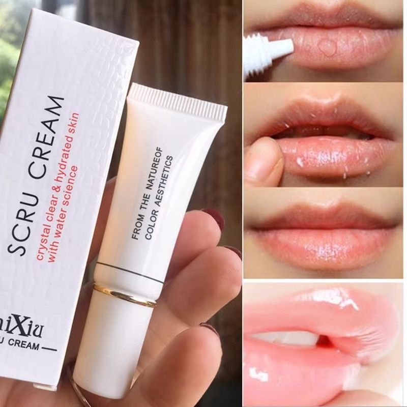 Própolis Lip Scrub Esfoliante Gel Esfoliante Gel Transparente Hidratante Fade Lip Lines Batom Máscara Labial