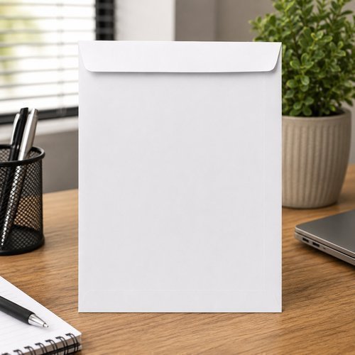 Envelope para documentos 240x340 papel branco 250 unidades caixa REIART
