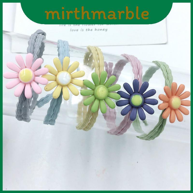Feminino Ins Linda Margarida Corda De Cabelo Bandana Com Faixa Coreana Macia De Alta Elasticidade Apresenta Borracha