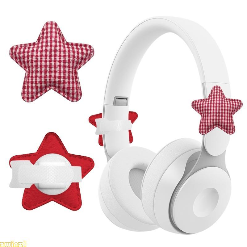 zwinz1 Conjunto De Decorações De Fone De Ouvido Leve Para Aprimoramento De Tecido Macio 2 Unidades