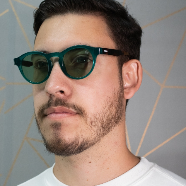 Óculos de Sol Unissex Redondo Clássico – Estilo Retrô com Proteção UV400