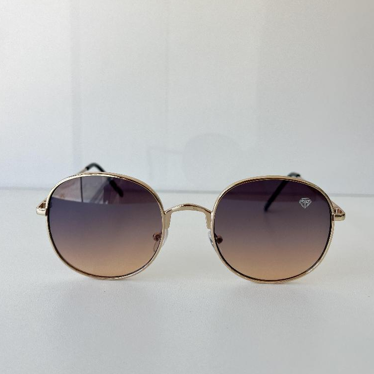 Óculos de Sol Redondo Clássico Unissex | Lente Escura Proteção UV400 | Estilo Retrô Moderno