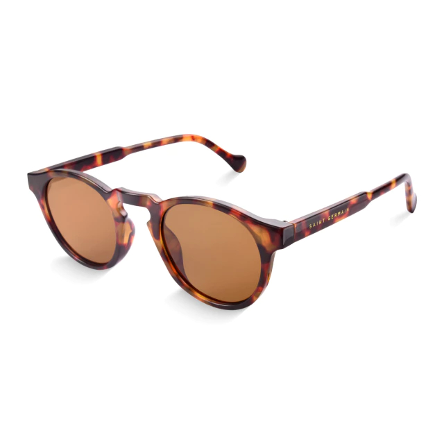 Óculos de Sol Redondo Duna Tortoise Giorno Retrô Vintage Unissex Proteção UV400 Estilo Clássico