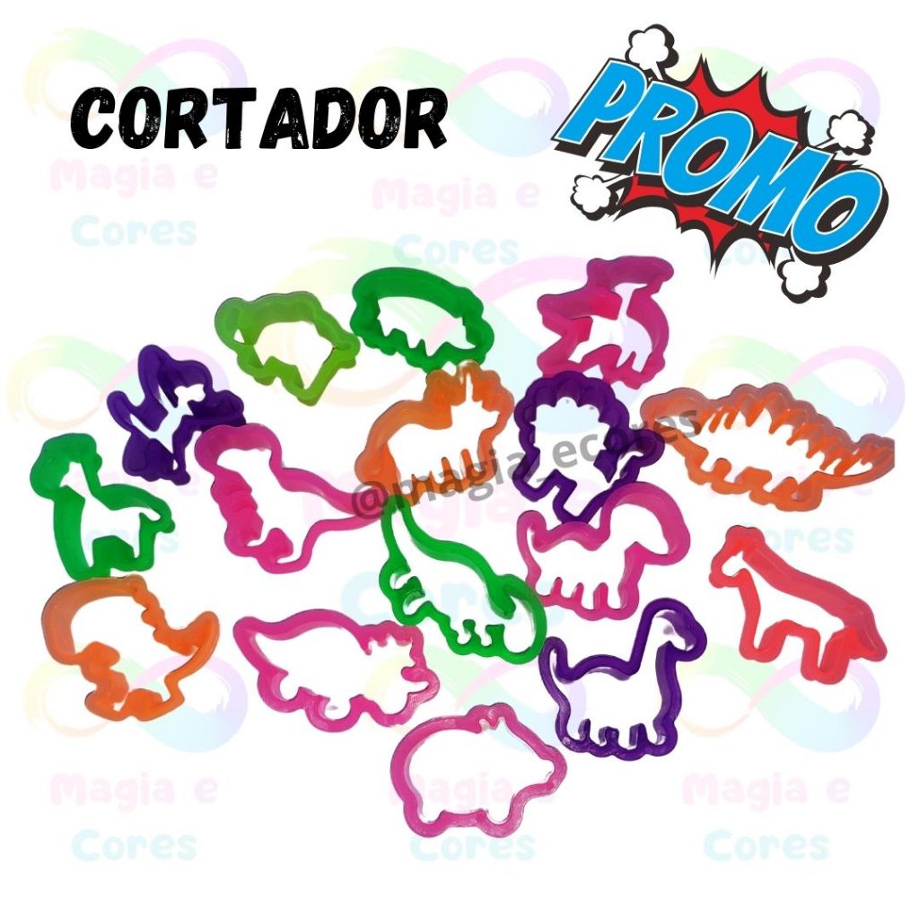 25 Forminha, Cortador de Massinha de Modelar
