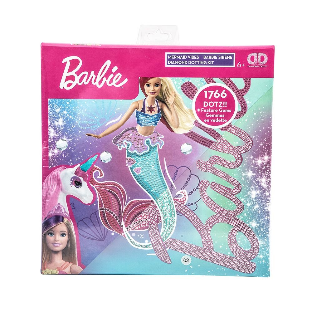 Barbie Diamond Dotz Sereia Vibes Pontilhismo +1750 Dotz Fun