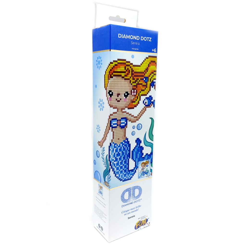 Diamond Dotz Sereia - Pontilhismo +2300 Dotz Original Fun