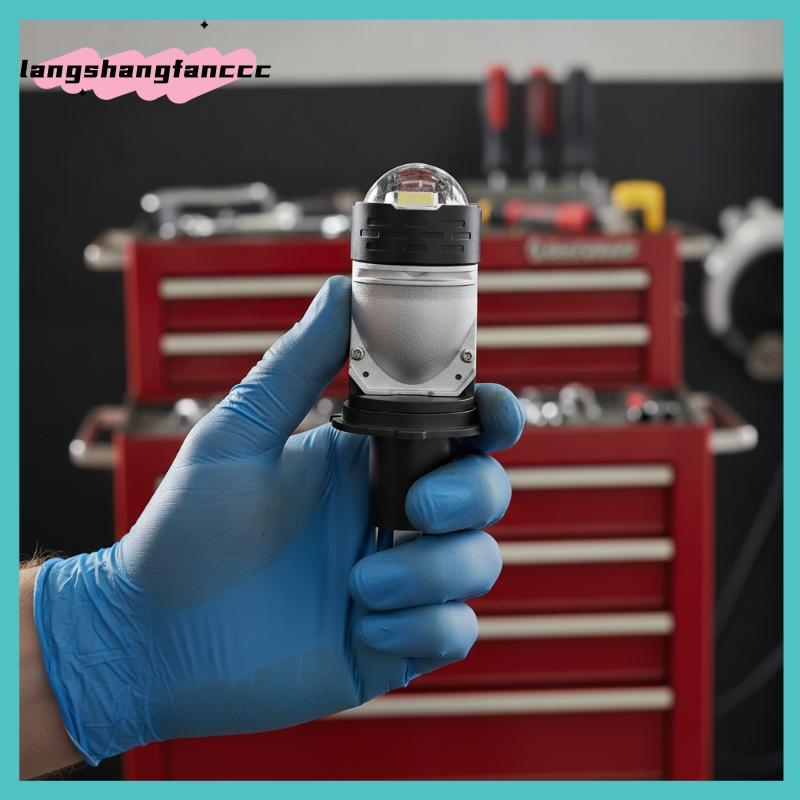 [LANGC] H4 Bi LED Lâmpadas De Farol De Projetor Mini Lente Canbus Turbo Cooling Super Bright 6000K Para Carro Auto Night