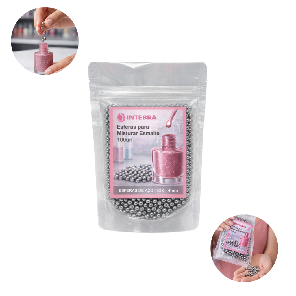 Esfera para Misturar Esmalte - 100 peças