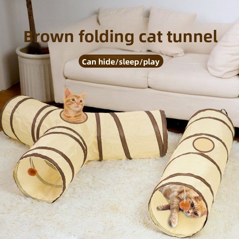 Brinquedo Dobrável Do Túnel Gato , Multifuncional E Armazenado Armazenamento Animal De Estimação , Uso Redondo Ano