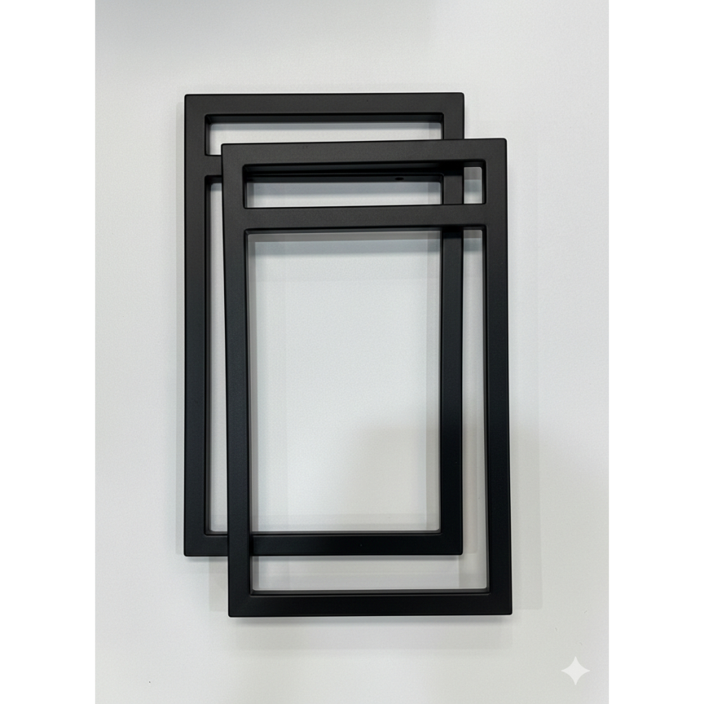 Par Suporte Prateleira 15cm Estilo Industrial Aço Carbono Preto Parede Sala Cozinha Banheiro