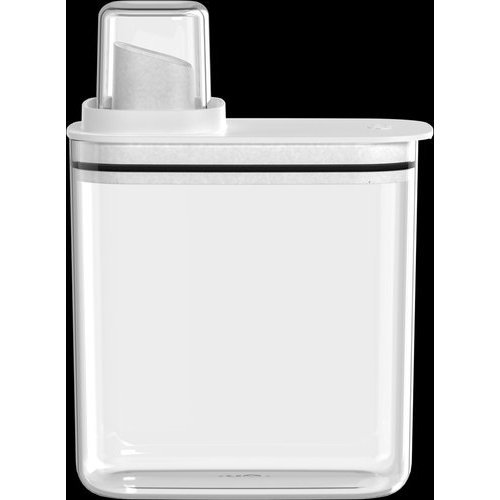 Dispenser Sabao Liquido Transparente Silicone Vedacao Sistema Antidesperdicio Moderno Resistente Lavável Pr'tico