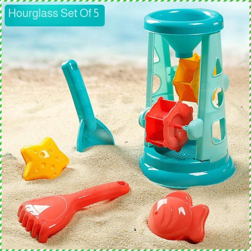 [Outdoor Fun] Baby Beach Sand Snow Toy Set With Bucket Beach Toys/Baby Toys/Sand Tools/Outdoor Play