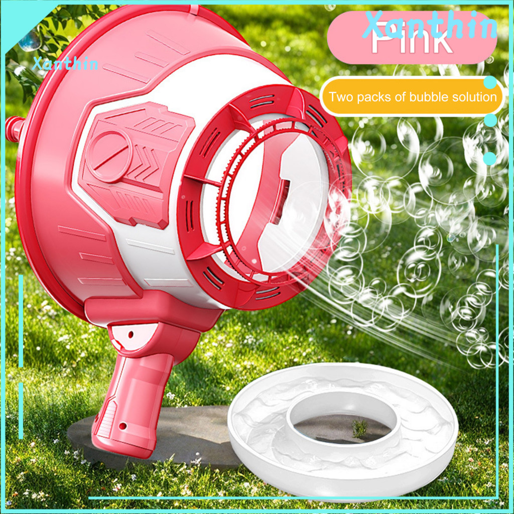 Non-toxic Bubble Maker Manual Blower Toy for Kids – Handheld Outdoor No Batteries Needed Fun for Park Backyard Beach a