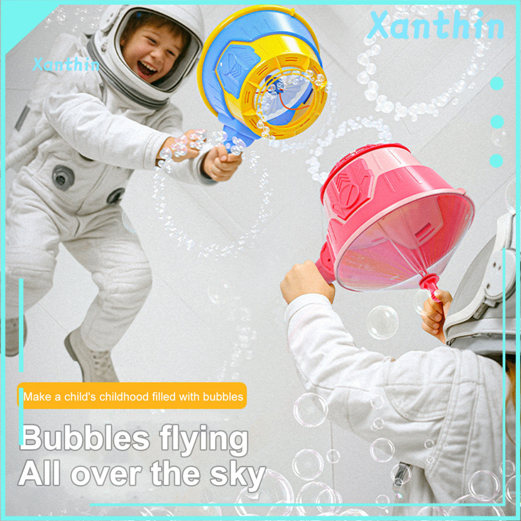 Safe Bubble Blower for Kids Manual Toy for – Handheld Outdoor Maker No Batteries Needed Fun for Park Backyard Beach an