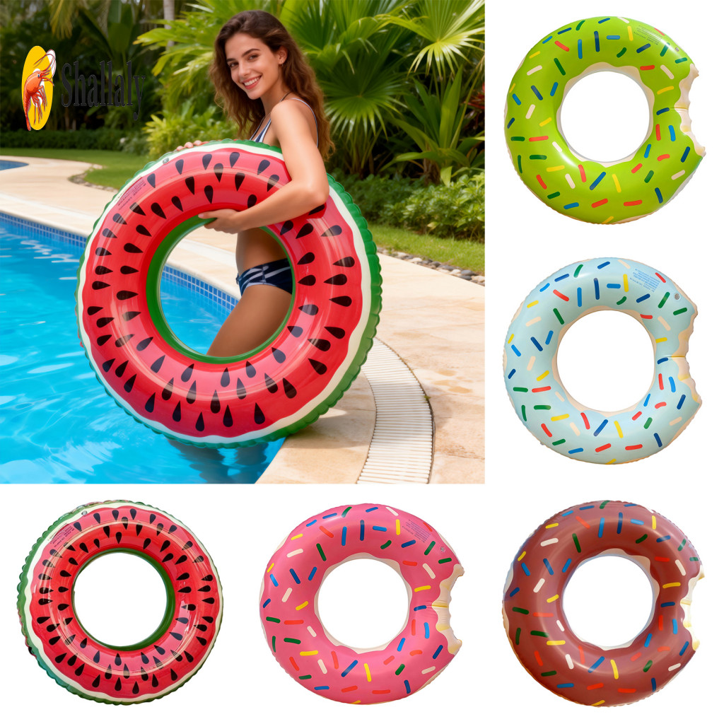 Kids Pool Float Durable Summer Swimming Ring Pvc Thickened Leakproof Swim Tube for Outdoor Beach Party – Safe Fun Wate