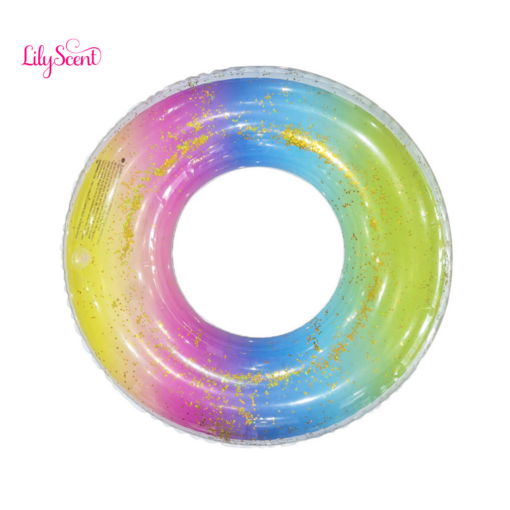 Kids Swim Float Adults Inflatable Ring Leakproof Thickened Pvc Tube for Summer Pool Beach Outdoor Fun Party Supplies