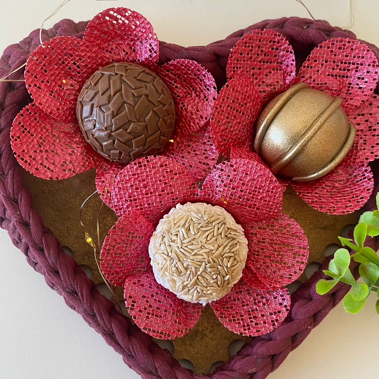 50 Forminhas Luxo Para Doces Finos Em tela Escócia Engomada Vermelho