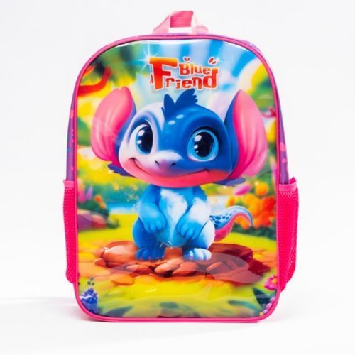 Mochila Infantil Sortida Blue Friend Conforto Durabilidade Design Divertido Colorida