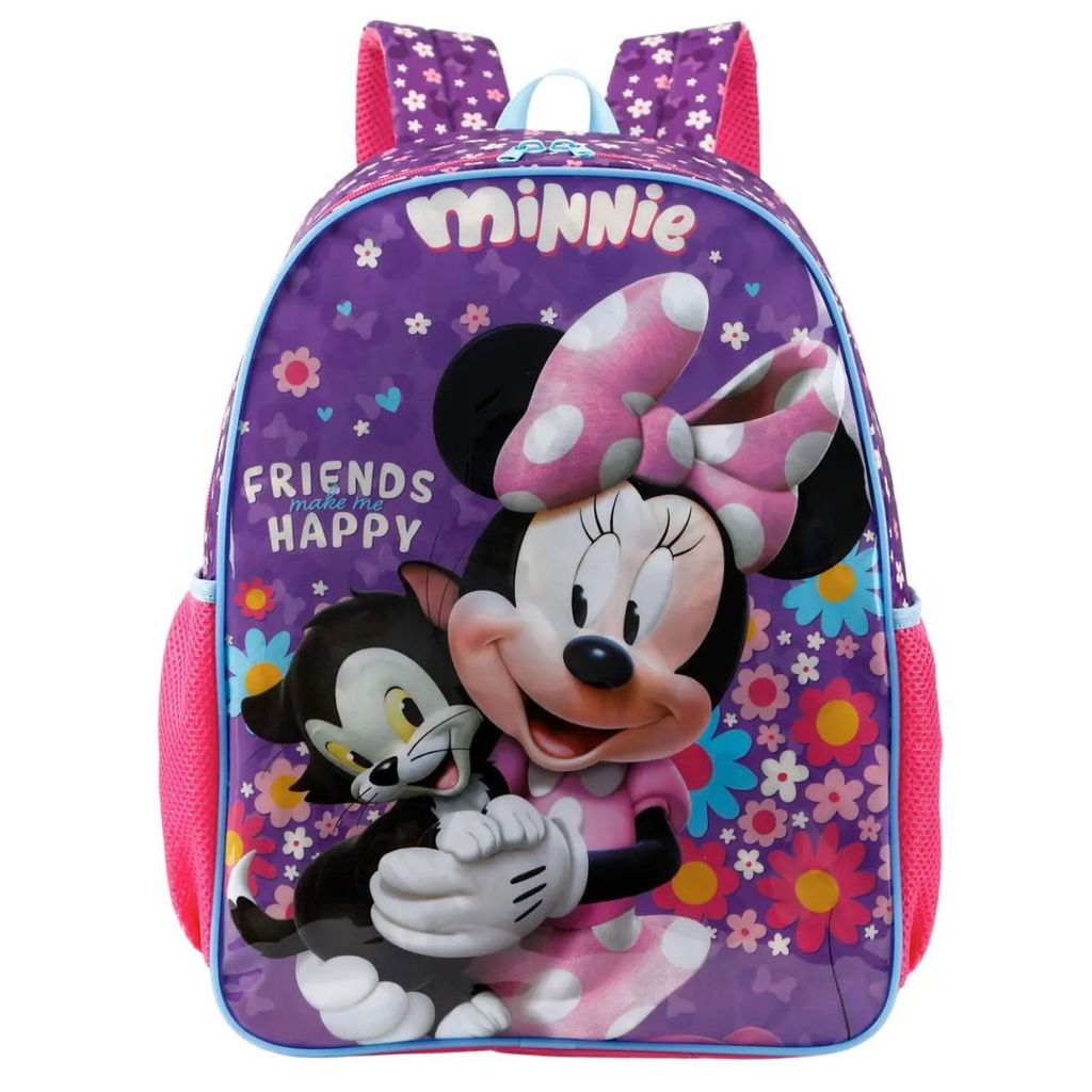 Mochila Costas Minnie Escolar Juvenil Friends Infantil Xeryus 11402