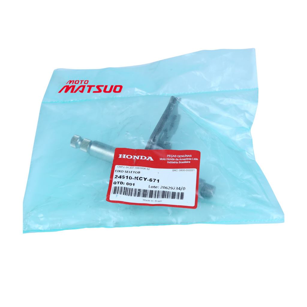Eixo Pedal Cambio Nx4 Falcon 1999 A 2008 Nx 400i Falcon 2013 A 2015 Original Honda