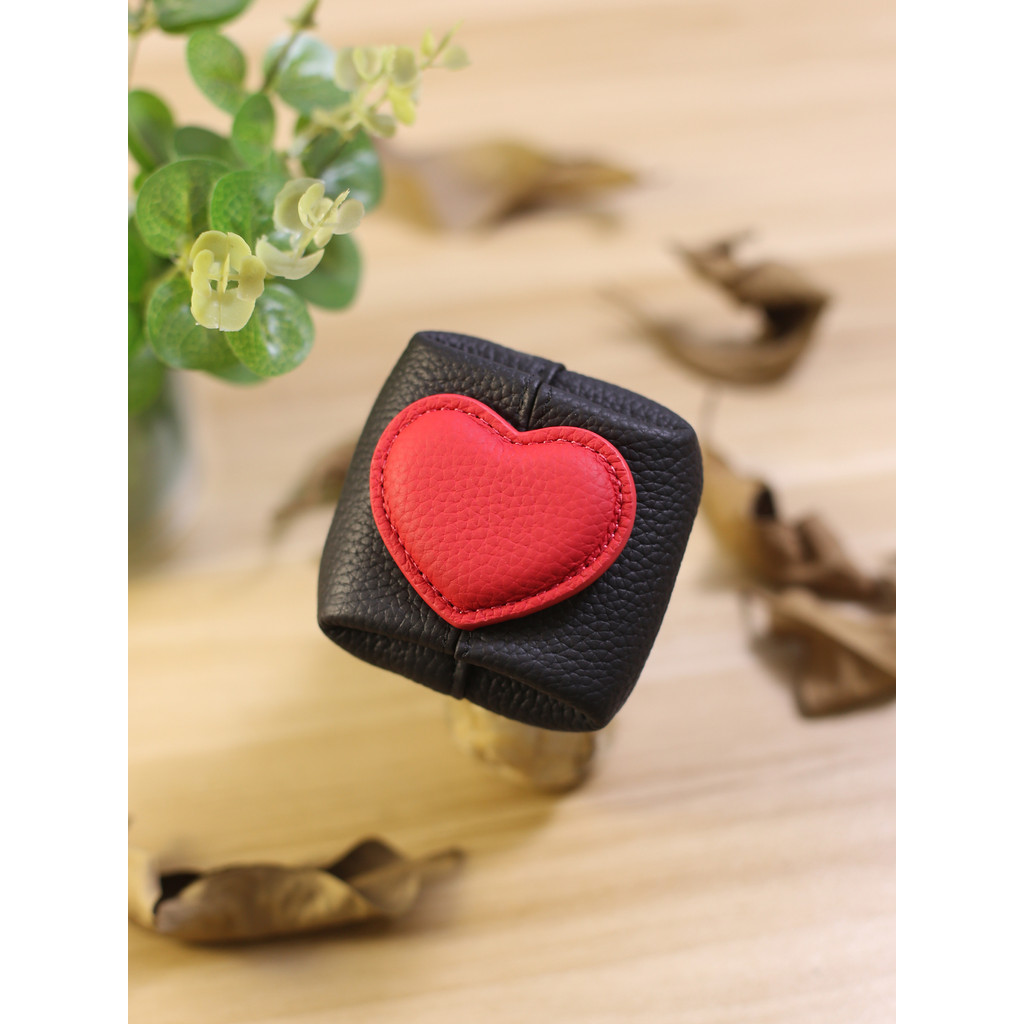 Por que amor bolsa de moedas de couro feminino bonito saco de armazenamento portátil criativo contraste cor pequena cart