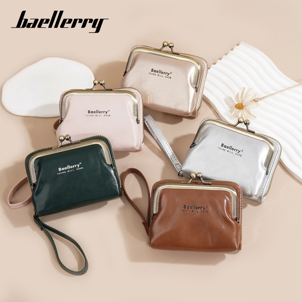 Novas senhoras bolsa de moedas balellery Cross-Border óleo cera couro Multi-cartão órgão titular do cartão ins Mini cart