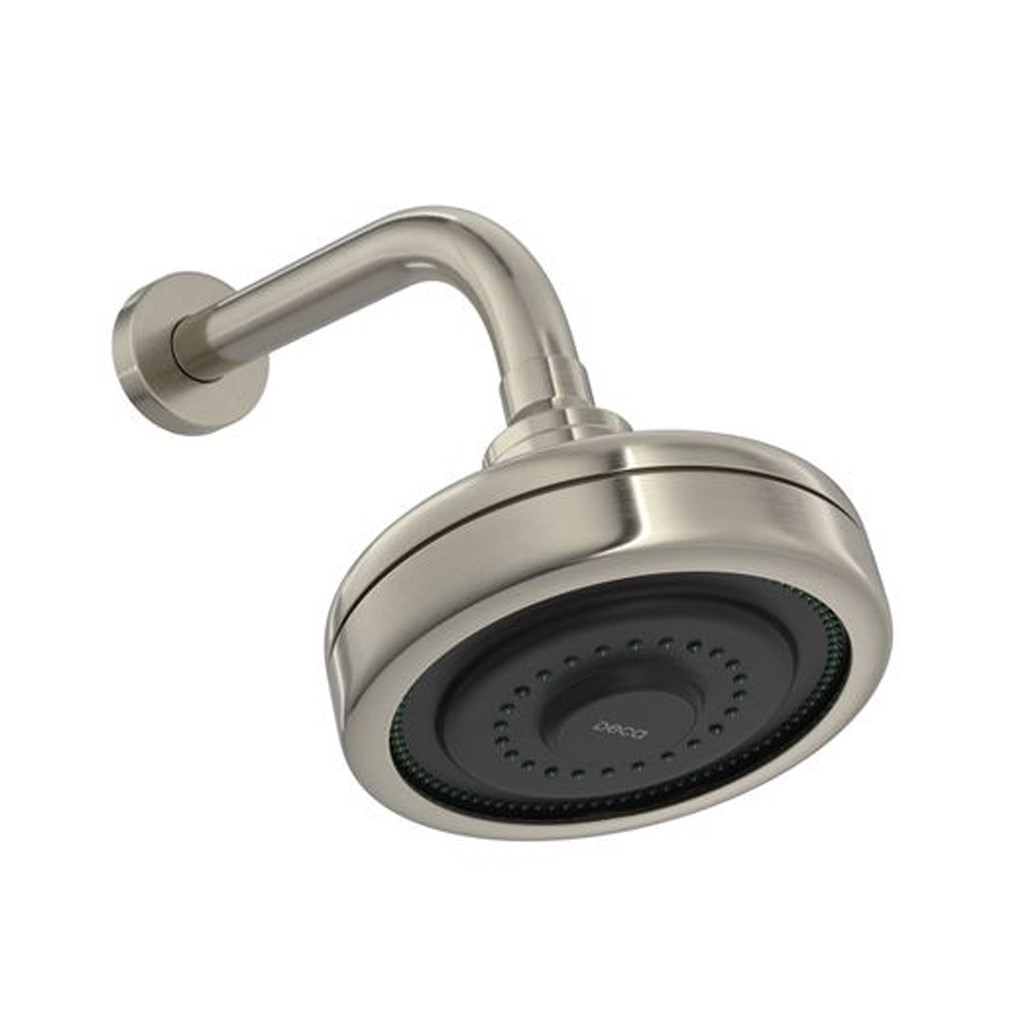 Chuveiro Deca Std C/Tubo Parede Acqua Plus 1990.Inx.Std Inox