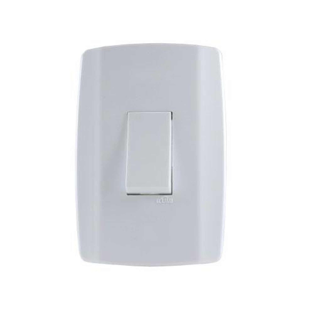 Interruptor Simples Horizontal 250V 10A - Linha Slim - Ilumi