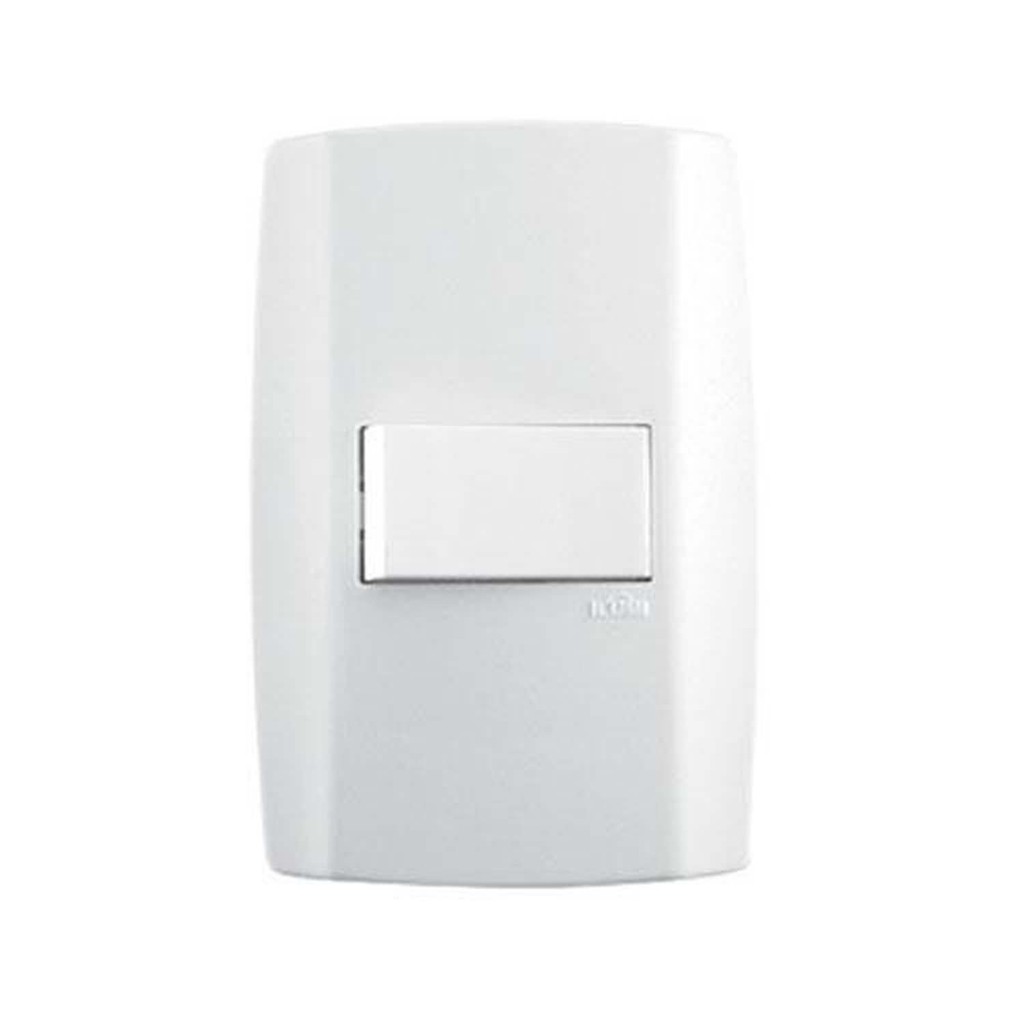 Interruptor Paralelo 10A Linha Slim Ilumi - Tensão 250V - Conjunto de Interruptores