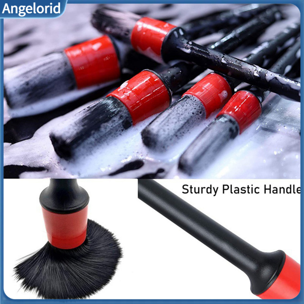 Automotive Tools Air Vent Cleaner for Auto 15pcs Car Detailing Brush Set for – Soft Bristle Brushes for Vents Console
