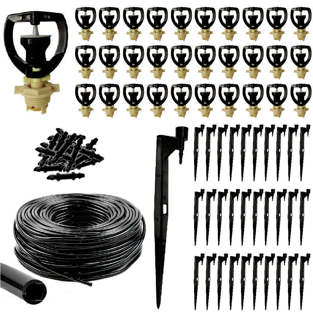 Kit Irrigação Microaspersor Auto Compensado Anti-Inseto 15Pç