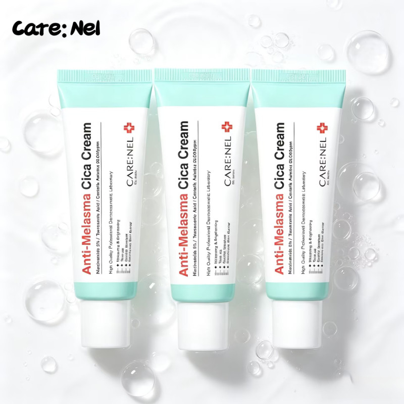 Cuidados:nel Anti Cloasma Centella Asiatica Creme Facial Iluminador Firmador Textura De Absorção Rápida Desbotamento Pig