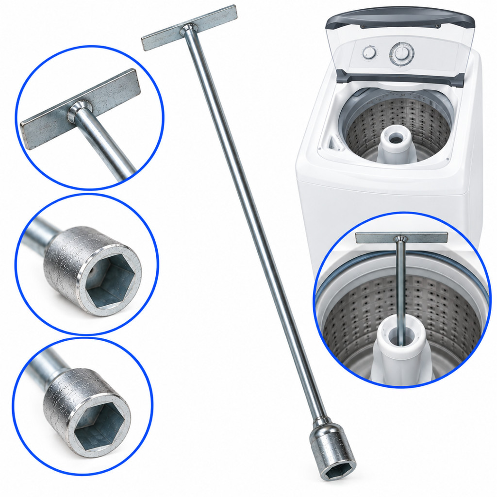 Chave T Canhão 10mm Longa 62cm Para Parafuso Agitador