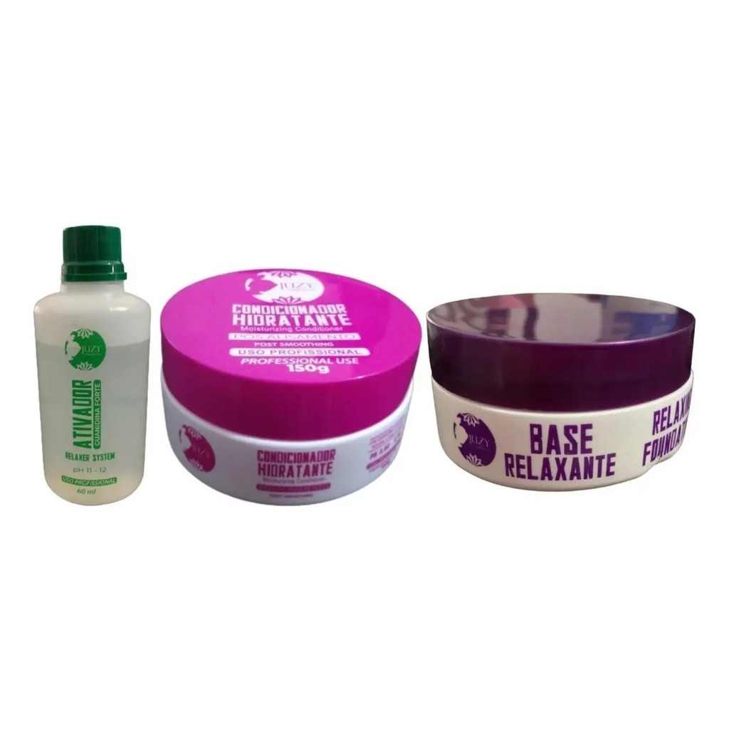 Kit Ativador 60ml + Base Relaxante 120g E Pós Quimica 150g