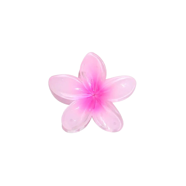 Presilha Flor Havaiana Piranha Garra Cabelo Moda R1903