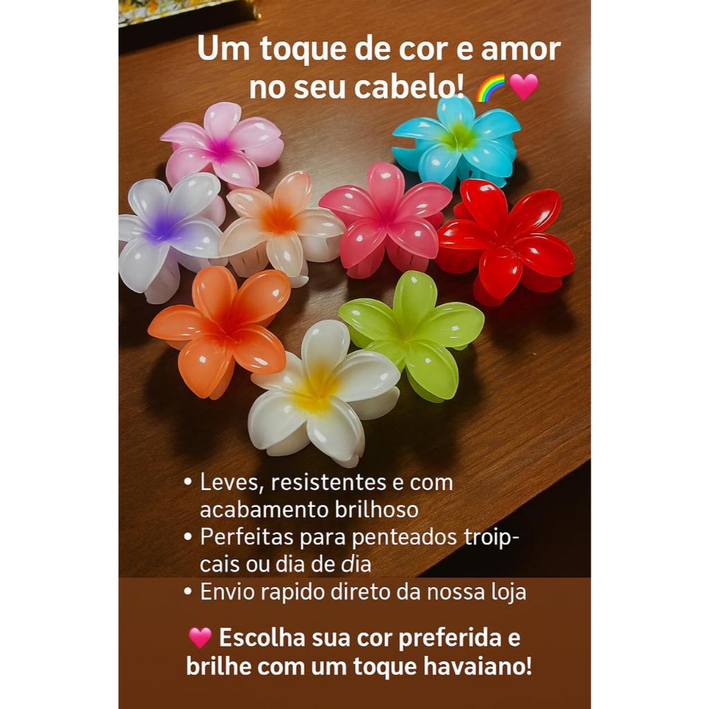 Presilha Flor Havaiana – Cores Vibrantes