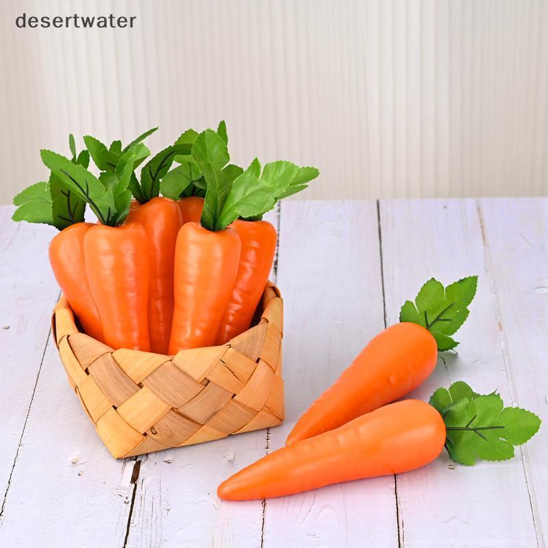 Dwbr 5/10 Pçs Espuma De Cenoura Artificial Vegetal Foto Prop Comida Brinquedo Mini Brinquedos Decorações Festa Favor Leg