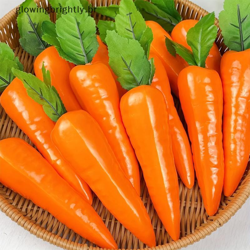 GLBR 5/10 Pçs Espuma De Cenoura Artificial Vegetal Foto Prop Comida Brinquedo Mini Brinquedos Decorações Festa Favor Leg