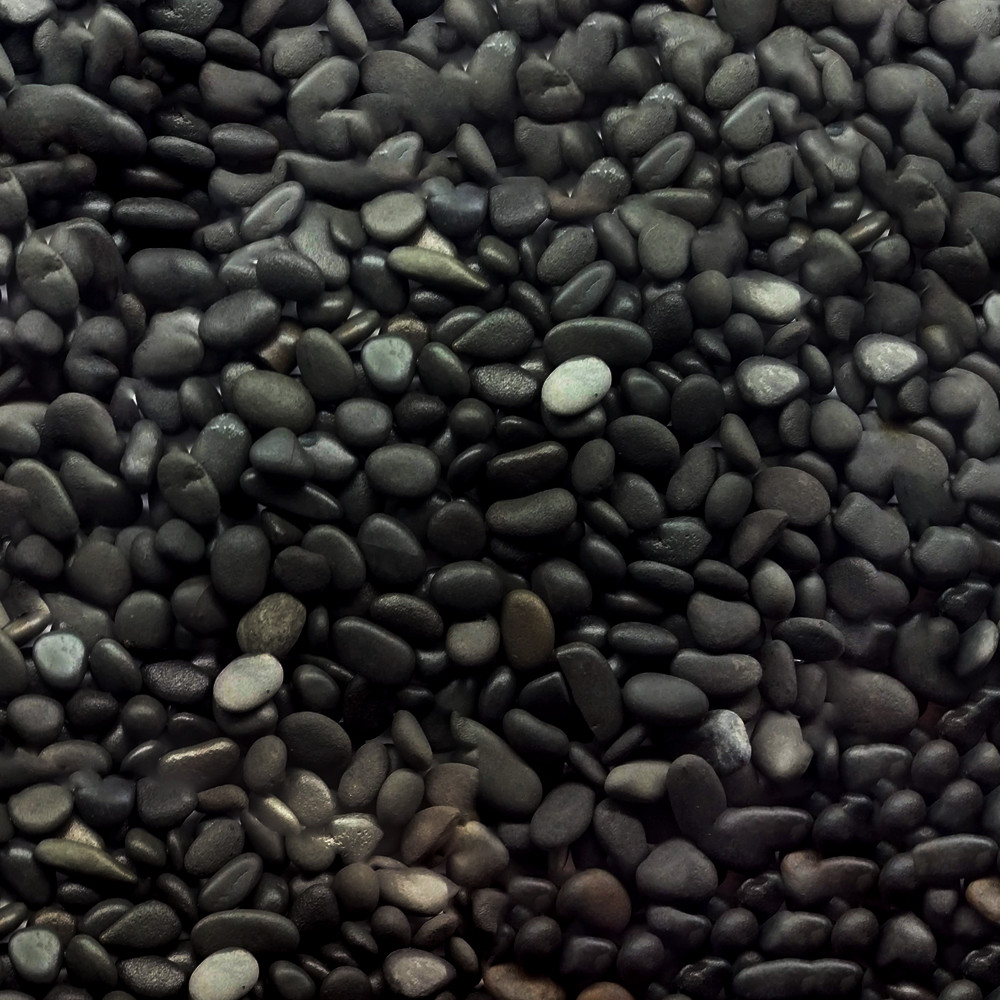 SUBSTRATO SOMA MICROSFERA NATURAL GRAVEL PEBBLE BLACK (6-9mm) - 1KG