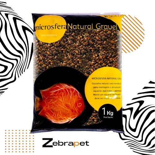 Substrato SOMA Natural Gravel Cichlid Mix (3-5mm) - 1kg - Microsfera - 53327