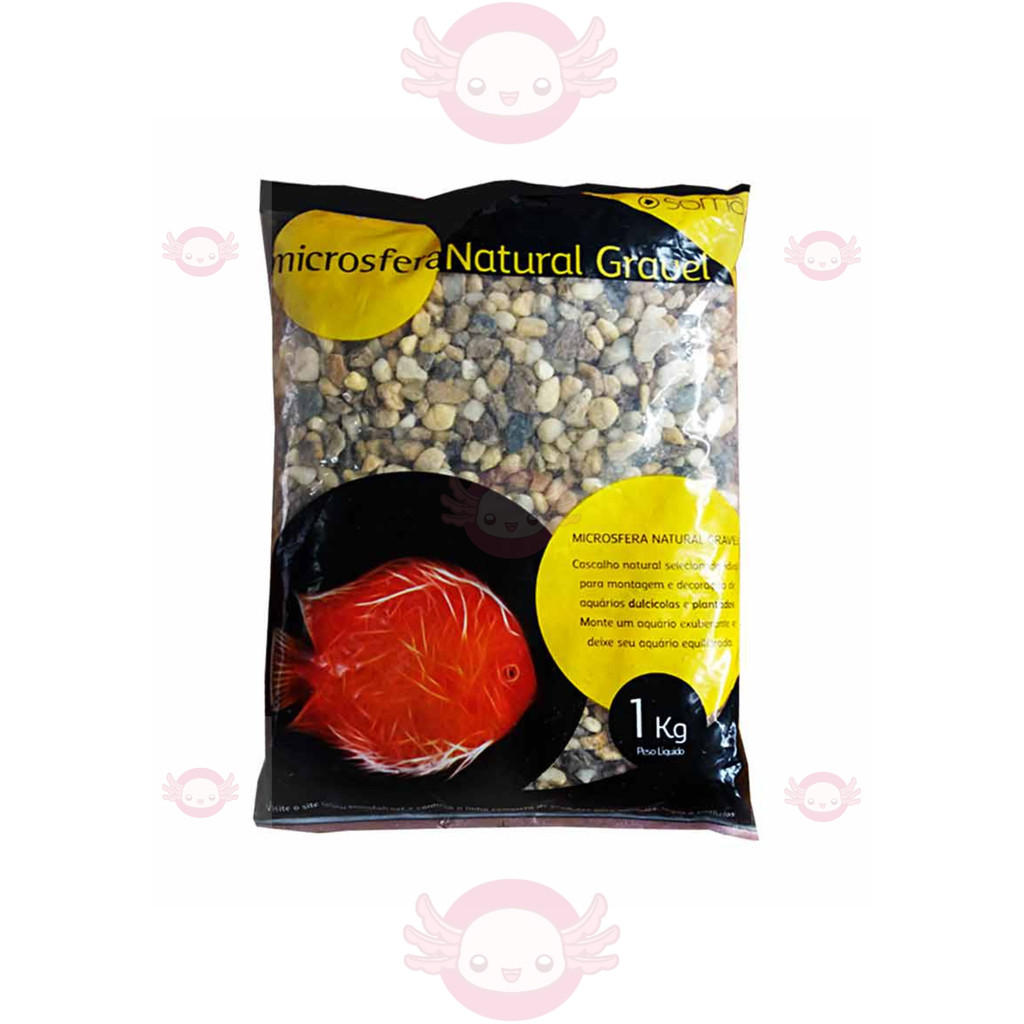 Substrato SOMA Microsfera Natural Gravel Cichlid Mix (3-5mm) - 1KG