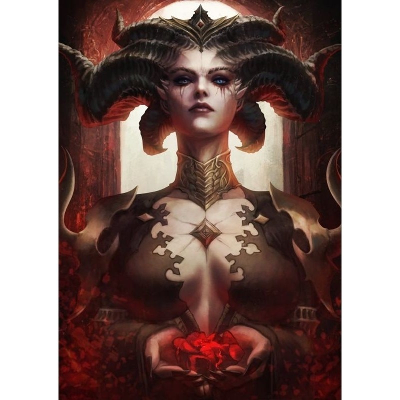 Quadro Decorativo Lilith Placa Decorativa MDF tamanho A4 28x20 Envio Imediato