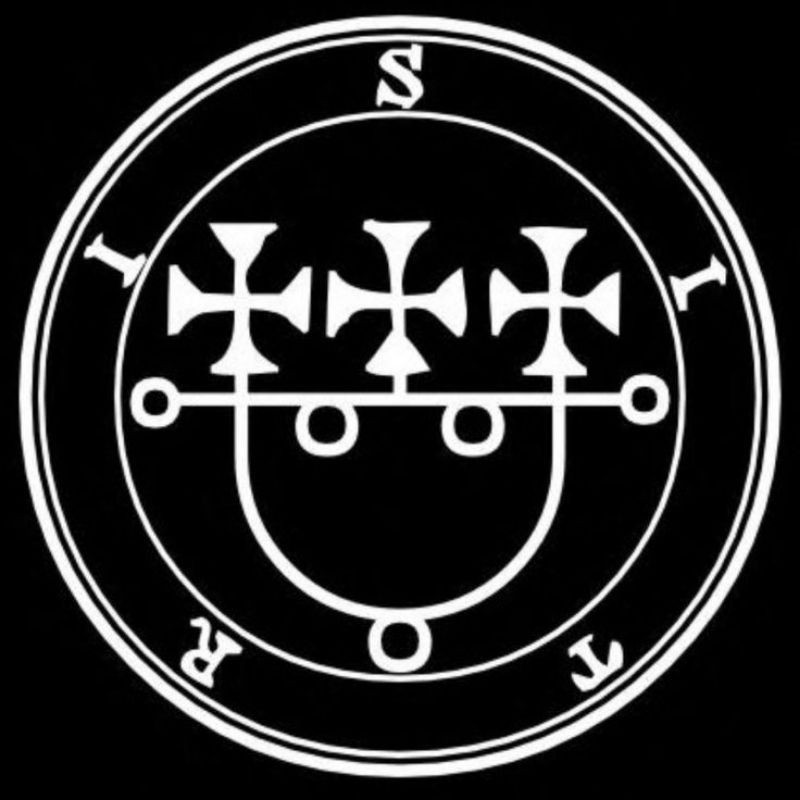 Quadro Sigilo Daemon Sitri Goetia Placa Decorativa MDF tamanho A4 28x20 Envio Imediato
