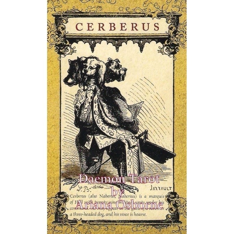 Quadro Demon Cerberus Placa Decorativa MDF tamanho A4 28x20 Envio Imediato