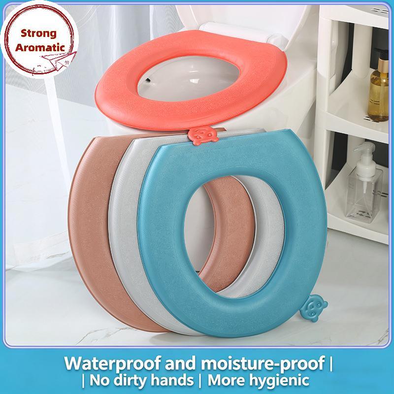 StrongArom Capa De Assento De Vaso Sanitário EVA Material À Prova D'água Thi Four Seasons Pad Tamanho Universal Conforto