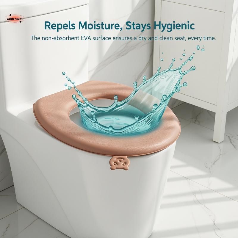 ZEB Soft EVA Capa De Assento De Vaso Sanitário À Prova D'água Universal Four Seasons Pad Thi Design Antiderrapante Quent