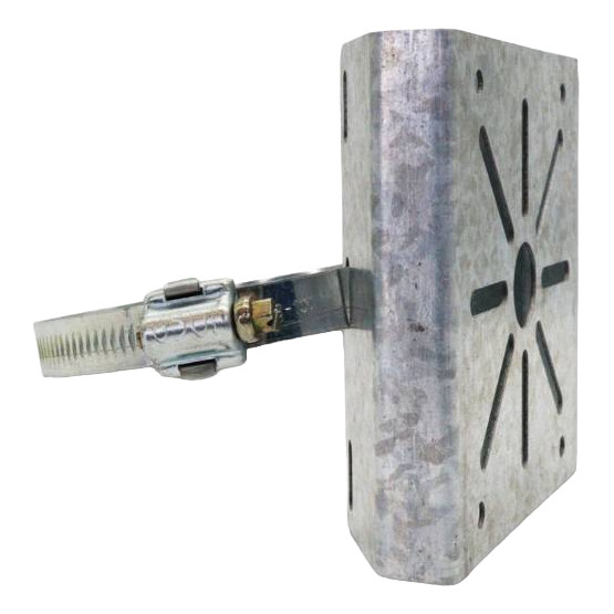 Suporte de poste para câmeras de CFTV Bracket Simples Aço Galvanizado